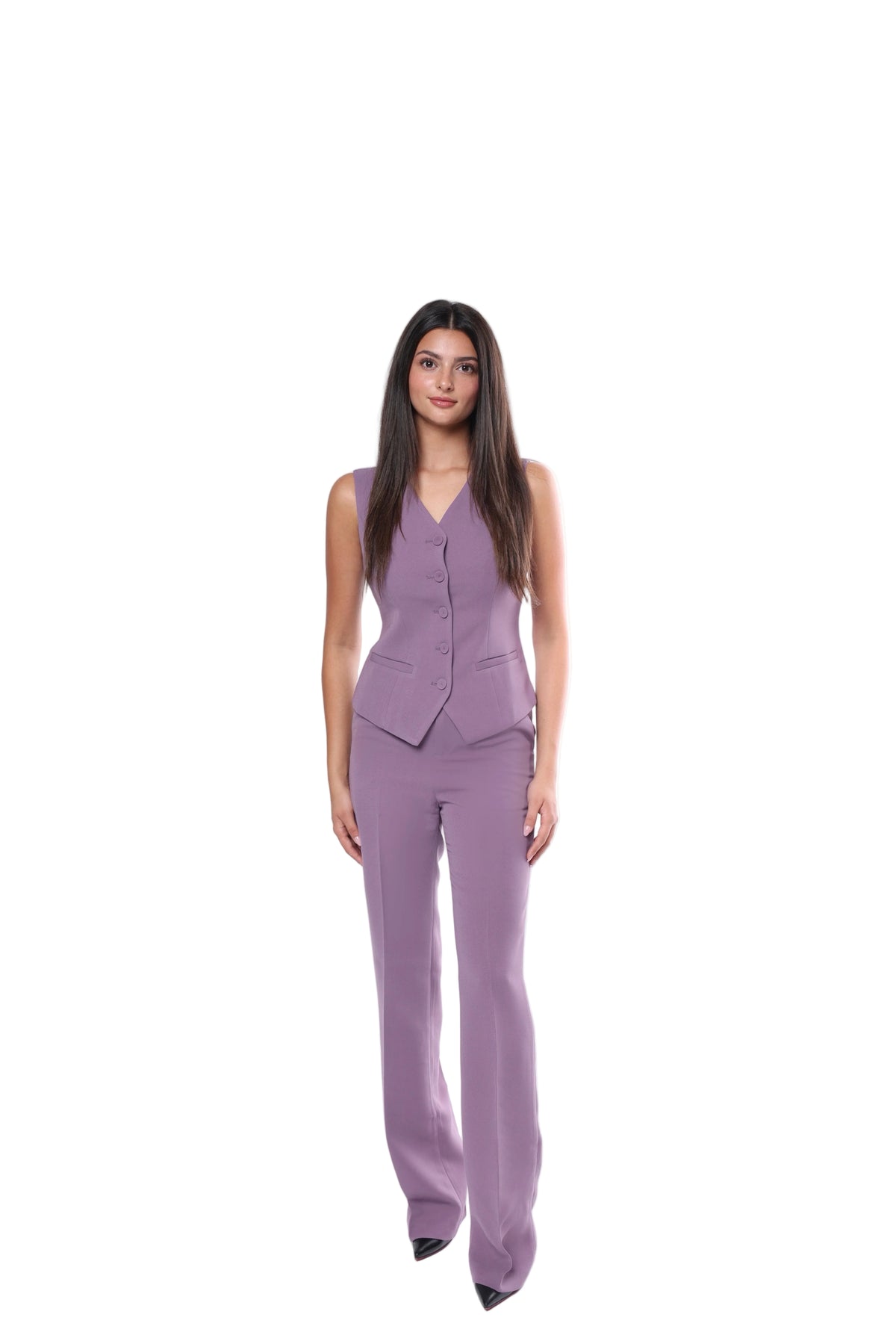 Amethyst Straight-Leg Trousers