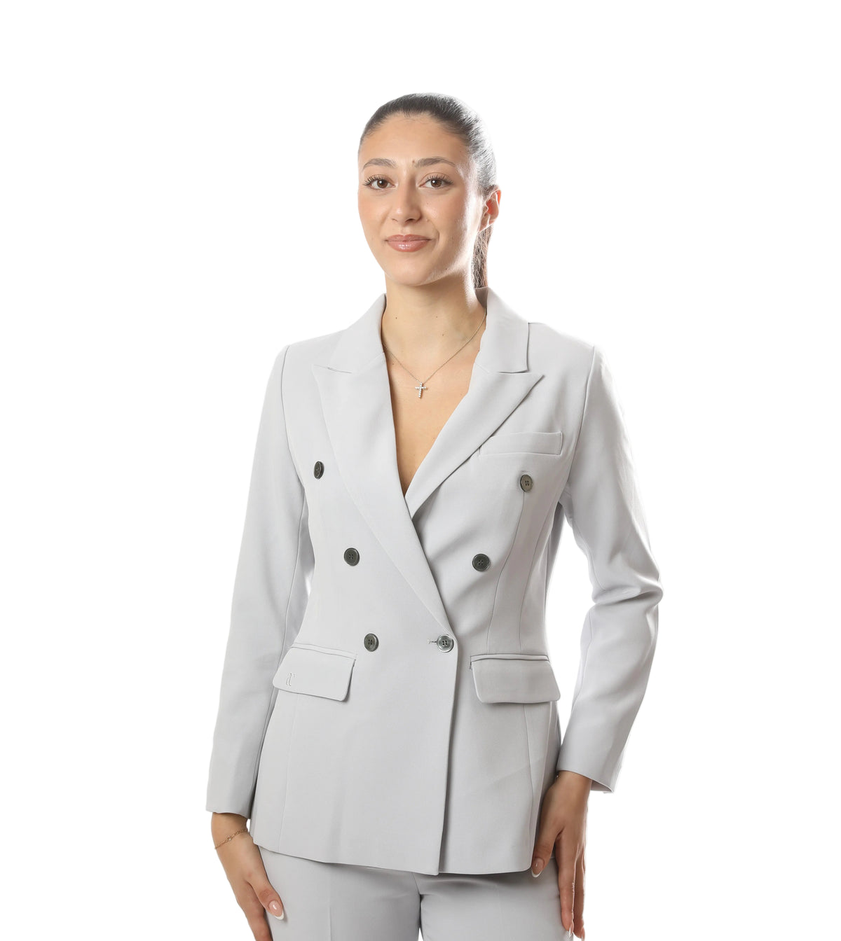 Silverline Double-Breasted Blazer