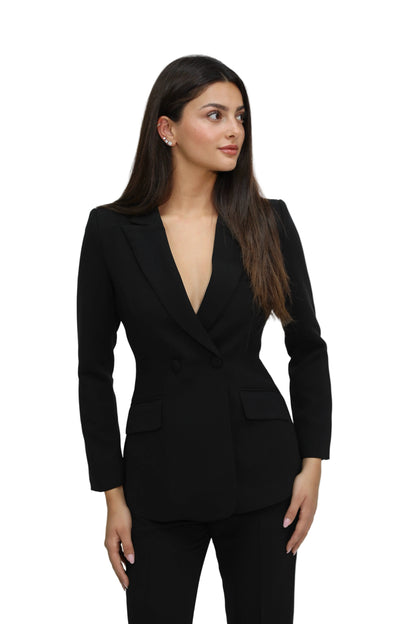 Noir Sculpt Blazer