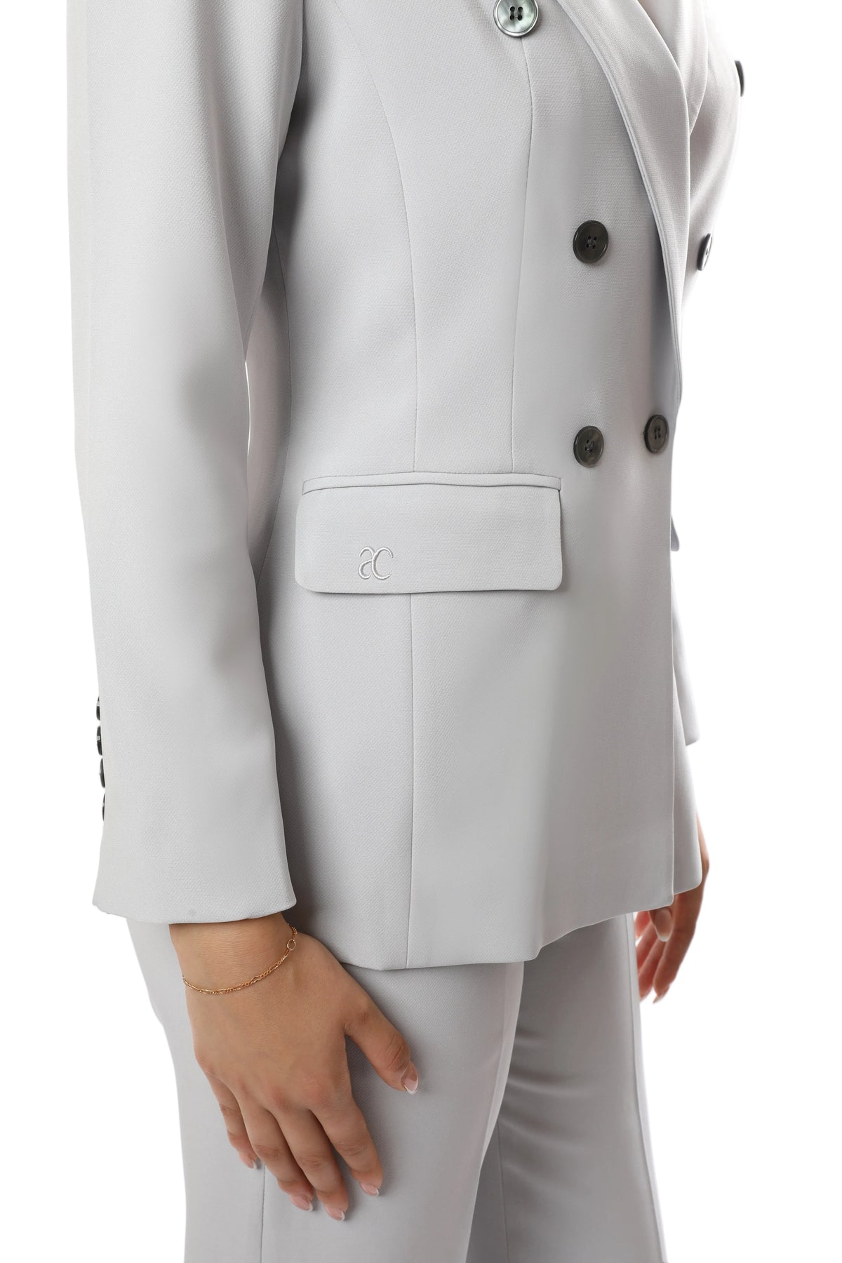 Silverline Double-Breasted Blazer